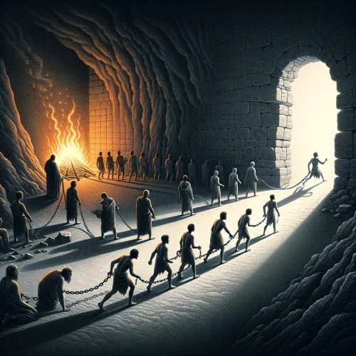 plato's allegory of the cave thesis